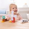 imageMelissa ampamp Doug Blockables Farm and Farm Friends 2Pack Bundle Connectable Wooden Building Blocks Preschool Play Set Toy