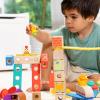 imageMelissa ampamp Doug Blockables Town Snap and Play Mix and Match Connectable Wooden Building Blocks Play Set Toy for Preschool Boys and Girls 73 Pcs