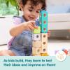 imageMelissa ampamp Doug Blockables Town Snap and Play Mix and Match Connectable Wooden Building Blocks Play Set Toy for Preschool Boys and Girls 73 Pcs