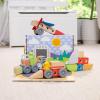 imageMelissa ampamp Doug Blockables Vehicles Snap and Play Mix and Match Connectable Wooden Building Blocks Play Set Toy for Preschool Boys and Girls 54 Pcs