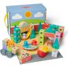 imageMelissa ampamp Doug Blockables Town Snap and Play Mix and Match Connectable Wooden Building Blocks Play Set Toy for Preschool Boys and Girls 73 Pcs
