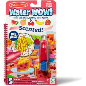 imageMelissa ampamp Doug Scented Water Wow Reusable WaterReveal Coloring Activity Pad Travel Toy  FruitFruit