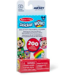 imageMelissa ampamp Doug Sticker Wow Disney Minnie Mouse Bundle 24Page Activity Pad Stamper 500 Stickers Mini Pad Arts and Crafts Fidget Toy Collectible CharacterDisney Refill