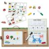 imageMelissa ampamp Doug Natural Play Play Draw Create Reusable Drawing ampamp Magnet Kit  Princesses 54 Magnets 5 DryErase Markers  FSC CertifiedFarm