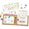 imageMelissa ampamp Doug Natural Play Play Draw Create Reusable Drawing ampamp Magnet Kit  Princesses 54 Magnets 5 DryErase Markers  FSC CertifiedPrincess