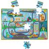 imageMelissa ampamp Doug Race Around The World Tracks Cardboard Jigsaw Floor Puzzle and WindUp Vehicles  48 Pieces for Boys and Girls 4  FSCCertified Materials