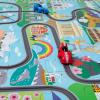 imageMelissa ampamp Doug Race Around The World Tracks Cardboard Jigsaw Floor Puzzle and WindUp Vehicles  48 Pieces for Boys and Girls 4  FSCCertified Materials
