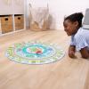 imageMelissa ampamp Doug Round The Shore Tracks Cardboard Jigsaw Floor Puzzle and WindUp Vehicles  48 Pieces for Boys and Girls 4  FSCCertified