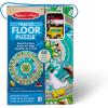 imageMelissa ampamp Doug Round The Shore Tracks Cardboard Jigsaw Floor Puzzle and WindUp Vehicles  48 Pieces for Boys and Girls 4  FSCCertified