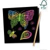 imageMelissa ampamp Doug Scratch Art Doodle Pad with 16 ScratchArt Boards and Wooden Stylus  FSC Certified