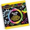 imageMelissa ampamp Doug Scratch Art Doodle Pad with 16 ScratchArt Boards and Wooden Stylus  FSC Certified