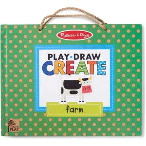 imageMelissa ampamp Doug Natural Play Play Draw Create Reusable Drawing ampamp Magnet Kit  Princesses 54 Magnets 5 DryErase Markers  FSC CertifiedFarm