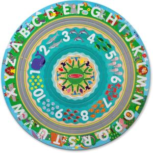 imageMelissa ampamp Doug Round The Shore Tracks Cardboard Jigsaw Floor Puzzle and WindUp Vehicles  48 Pieces for Boys and Girls 4  FSCCertified