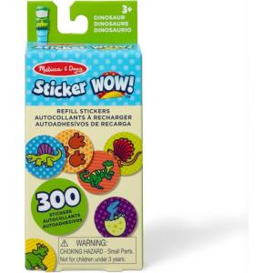 imageMelissa ampamp Doug Sticker Wow 300 Refill Stickers for Sticker Stamper Arts and Crafts Fidget Toy Collectibles  Dinosaur Prehistoric Theme Assorted Stickers Only Creative Play for Girls and Boys 3Dinosaur