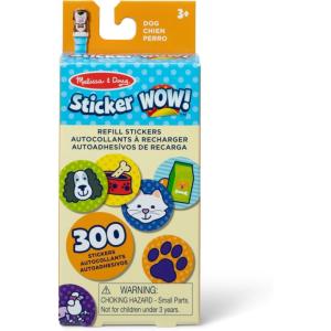 imageMelissa ampamp Doug Sticker Wow 300 Refill Stickers for Sticker Stamper Arts and Crafts Fidget Toy Collectibles  Dinosaur Prehistoric Theme Assorted Stickers Only Creative Play for Girls and Boys 3Pets