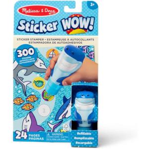 imageMelissa ampamp Doug Sticker Wow Activity Pad ampamp Sticker Stamper  Shark