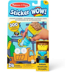imageMelissa ampamp Doug Sticker Wow Ice Cream Bundle 24Page Activity Pad Sticker Stamper Mini Activity Pad 500 Stickers Arts and Crafts Fidget Toy Collectible CharacterBulldozer