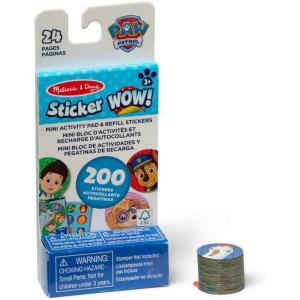 imageMelissa ampamp Doug Sticker Wow Mini Activity Pad and 200 Refill Stickers for Sticker Stamper Arts and Crafts Fidget Toy Collectibles  PAW Patrol Stickers  FSC Certified