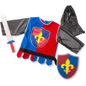 imageMelissa ampamp Doug Knight Role Play Costume DressUp Set 4 pcs