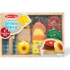 imageMelissa ampamp Doug Wooden SandwichMaking Pretend Play Food Set Food Toys for Kids Play Kitchen for Ages 3English Only