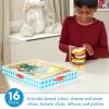 imageMelissa ampamp Doug Wooden SandwichMaking Pretend Play Food Set Food Toys for Kids Play Kitchen for Ages 3English Only
