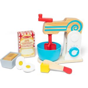 imageMelissa ampamp Doug Wooden MakeaCake Mixer Set 11 pcs  Play Food and Kitchen Accessories  FSC Certified