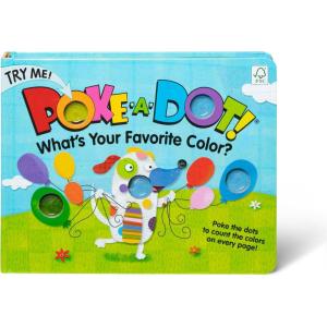 imageMelissa ampamp Doug Childrens Book  PokeaDot Whats Your Favorite Color Board Book with Buttons to Pop  FSC CertifiedMulti