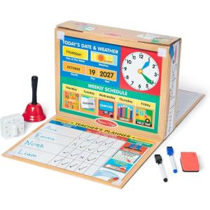 imageMelissa ampamp Doug School Time Classroom Play Set Game  Be Teacher or Student  FSC Certified