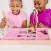 imageMelissa ampamp Doug Abby and Emma Deluxe Magnetic Wooden DressUp Dolls Play Set 55 pcs Magnetic Paper Dolls for Kids Ages 3Abby  Emma