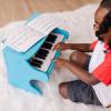 imageMelissa ampamp Doug LearntoPlay Piano with 25 Keys and ColorCoded Songbook  BluePlay Piano
