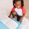 imageMelissa ampamp Doug LearntoPlay Piano with 25 Keys and ColorCoded Songbook  BluePlay Piano