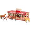 imageMelissa ampamp Doug TakeAlong ShowHorse Stable Play Set with Wooden Stable Box and 8 Toy HorsesShowHorse
