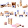 imageMelissa ampamp Doug Wooden MultiLevel Dollhouse Wooden MultiStory Pretend Play Dollhouse for Kids