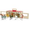 imageMelissa ampamp Doug TakeAlong ShowHorse Stable Play Set with Wooden Stable Box and 8 Toy HorsesShowHorse