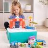 imageMelissa ampamp Doug Blockables Deluxe City Snap and Play Amazon Exclusive Mix and Match Connectable Wooden Building Blocks Play Set with Storage Bin and Play Lid 122 Pcs  FSC Certified