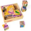 imageMelissa ampamp Doug Disney Princess Wooden Toy Cube Puzzle Blocks for Boys and for Girls 3  FSC Certified