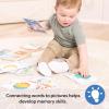 imageMelissa ampamp Doug Ms Rachel First Words Textured Sensory Flashcards Preschool Learning Toy for Boys Girls  FSC Certified
