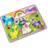 imageMelissa ampamp Doug Wooden 6Piece Unicorn and Rainbow Chunky Puzzle for Toddler Boys and Girls 2