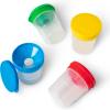 imageMelissa ampamp Doug SpillProof Paint Cups  4Pack Airtight Seal Snap Lids