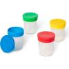 imageMelissa ampamp Doug SpillProof Paint Cups  4Pack Airtight Seal Snap Lids