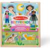 imageMelissa ampamp Doug Best Friends Magnetic DressUp Wooden Dolls Pretend Play Set 78 pcs