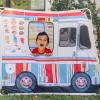 imageMelissa ampamp Doug Fabric DoubleSided Food Truck Play Tent  Ice Cream and BBQ Role Play Toy Food Truck Tent for Kids Ages 3Multicolor