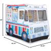 imageMelissa ampamp Doug Fabric DoubleSided Food Truck Play Tent  Ice Cream and BBQ Role Play Toy Food Truck Tent for Kids Ages 3Multicolor