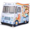 imageMelissa ampamp Doug Fabric DoubleSided Food Truck Play Tent  Ice Cream and BBQ Role Play Toy Food Truck Tent for Kids Ages 3Multicolor