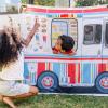 imageMelissa ampamp Doug Fabric DoubleSided Food Truck Play Tent  Ice Cream and BBQ Role Play Toy Food Truck Tent for Kids Ages 3Multicolor