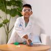 imageMelissa ampamp Doug Scientist Role Play Costume Set X pcs  Lab Coat Goggles 6 Experiments