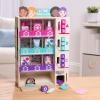 imageMelissa ampamp Doug Sort Stock Select Beauty Kiosk Vending Machine Play Set Pretend Makeup Wooden Toy for Boys and for Girls 3  FSC Certified
