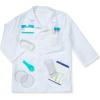 imageMelissa ampamp Doug Scientist Role Play Costume Set X pcs  Lab Coat Goggles 6 Experiments