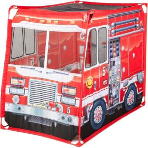 imageMelissa ampamp Doug Fire Truck Play Tent Role Play Firefighter Tent Fire Truck for Kids Ages 3