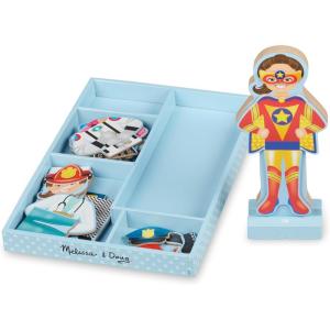 imageMelissa ampamp Doug Julia Magnetic DressUp Wooden Doll Pretend Play Set 25 pcs